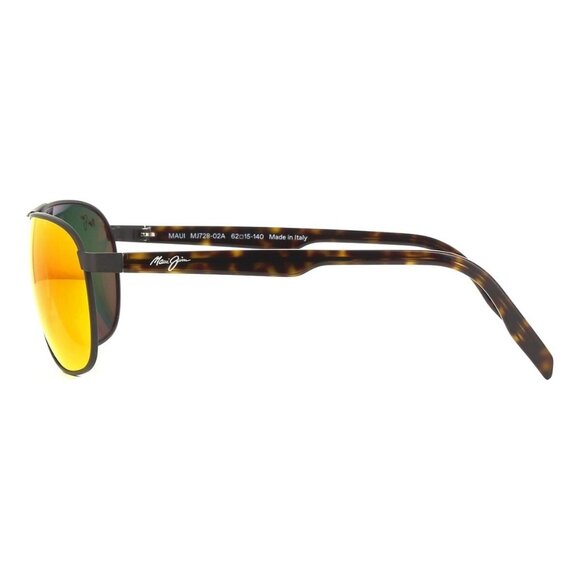 New MAUI JIM Castles Black Polarised Aviator RM728 02A Sunglasses Women - Picture 3 of 4